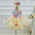 Baby Girls 1st Birthday Fairy Princess Wedding Dress | KLFFIGID