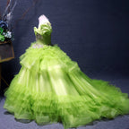 Baby Dress Embroidered Elegant Wedding Birthday Girl Evening Dress