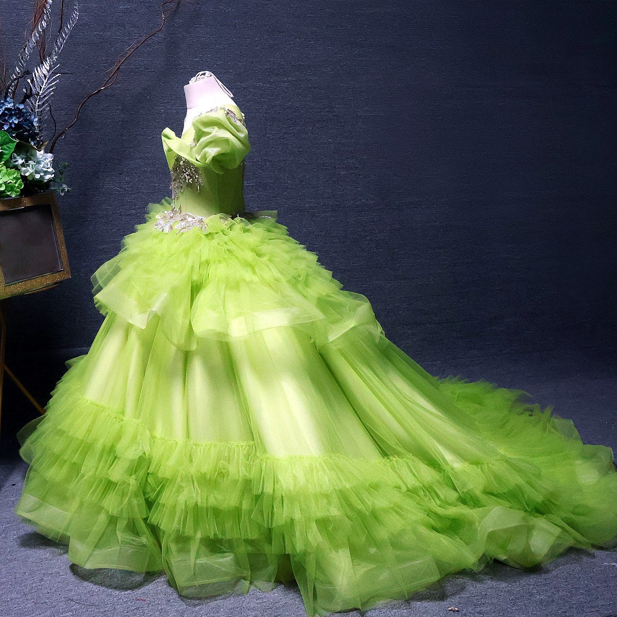 Baby Dress Embroidered Elegant Wedding Birthday Girl Evening Dress
