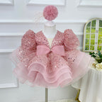 Stylish Sequined Pageant Gown & Flower Girl Dress | KLFFLGID