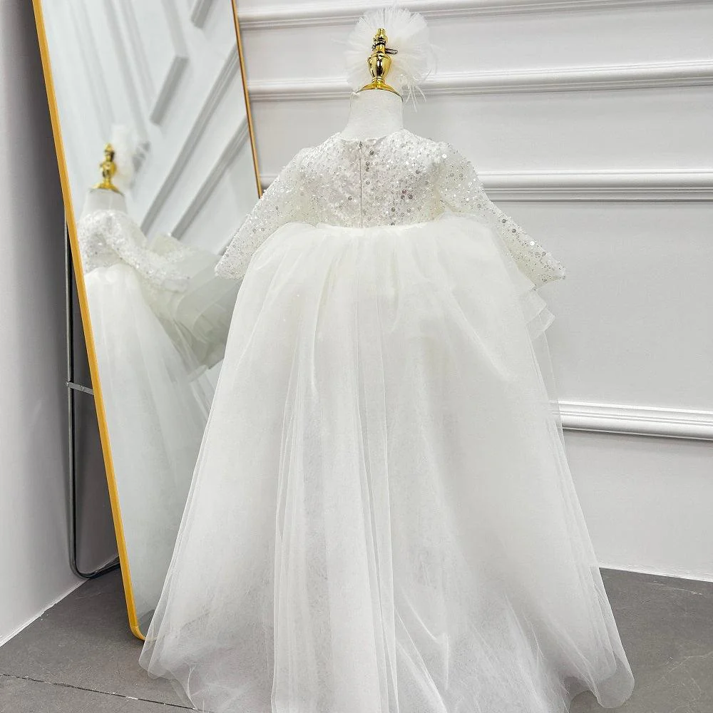 Baby Birthday Dress Toddler Princess Gown Elegant Photography Dress｜KLFFIGID