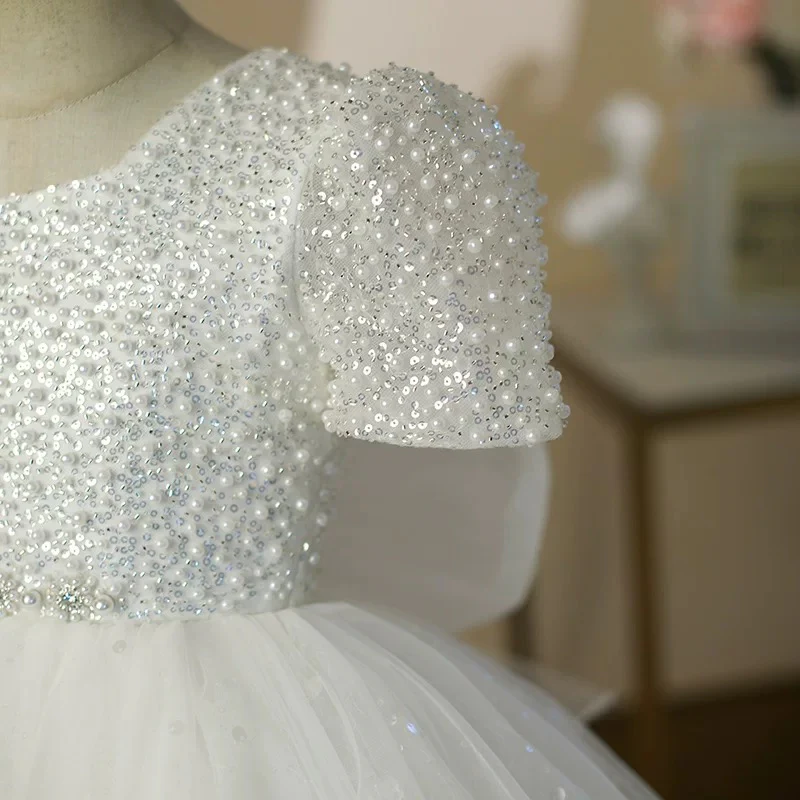 Kids Dresses Concert Stage Performance Girls Elegant Evening Dresses