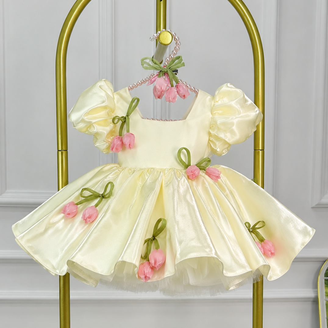 Tulip Elegant Baby Flower Girl Dress | KLFFIGID