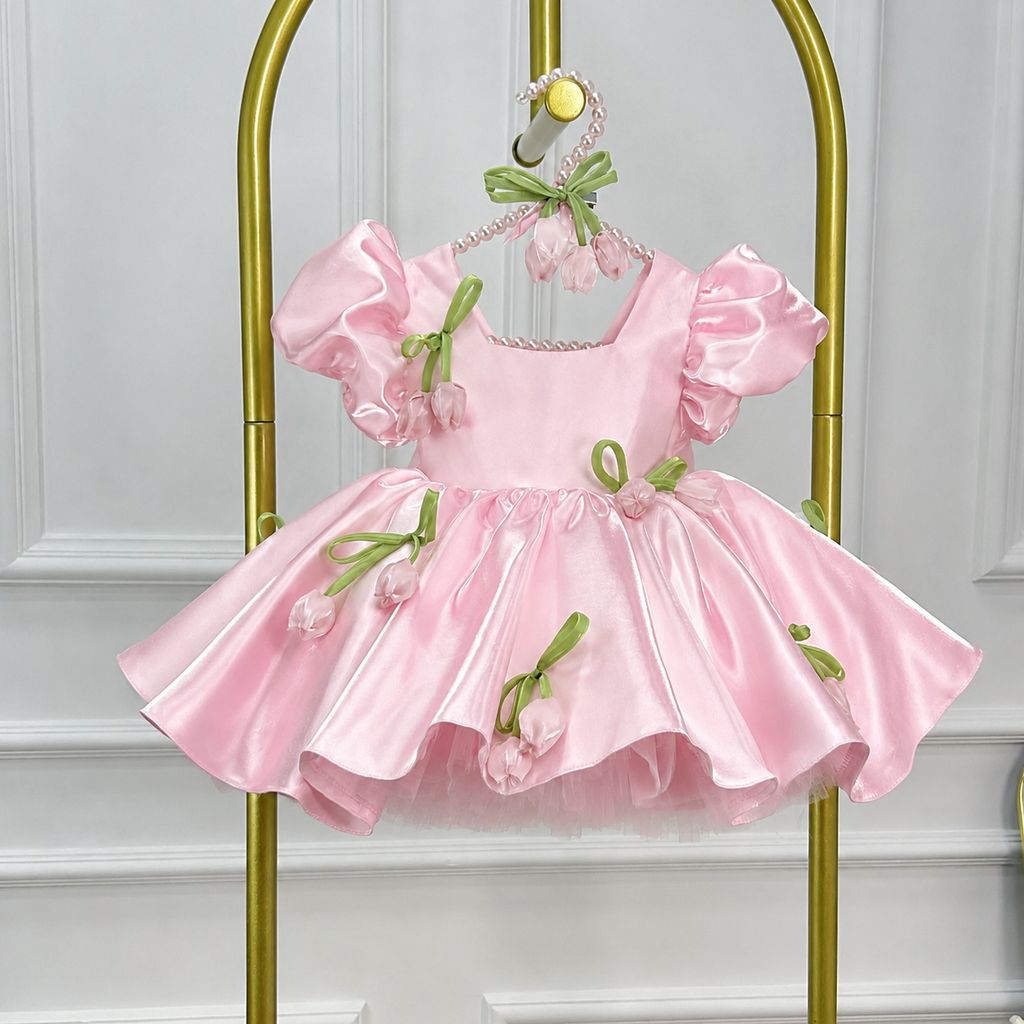 Tulip Elegant Baby Flower Girl Dress | KLFFIGID