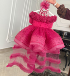 Toddler Princess Dress with 3D Roses & Butterfly Wings for Girls | KLFFIGID