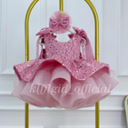 Luxury Girls Couture Flower Girl Wedding Dress | KLFFIGID