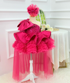 Stylish One-Shoulder Pageant Gown & Flower Girl Dress | KLFFLGID