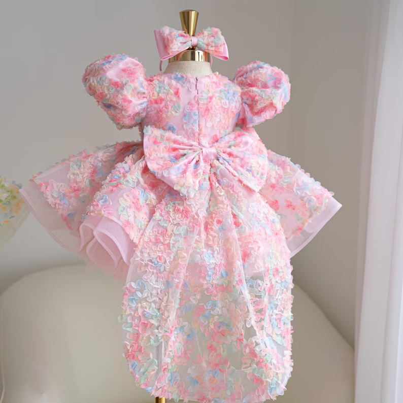 Baby Princess Gown Wedding Flower Girl Dress Toddler Birthday dress｜KLFFIGID