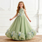 Children's catwalk stage performance dress, 3-12 years old  banquet evening dress, elegant girl princess dress