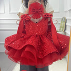 Luxury Girls Couture Flower Girl Wedding Dress | KLFFIGID