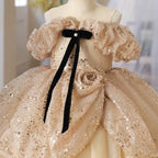 Banquet high-end party evening dress performance wedding girl princess dress