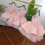 Elegant Flower & Feather Baby Wedding Party Dress | KLIFFIGID