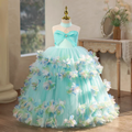 Children's maxi dresses, floral dresses, wedding flower girl dresses, birthday party dresses for babies, and princess dresses for girls at prom photoshoots.