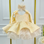 Luxury Girls Couture Flower Girl Wedding Dress | KLFFIGID