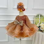 Baby Birthday Dress Princess  Flower Girl Dress Theme Party ｜KLFFIGID