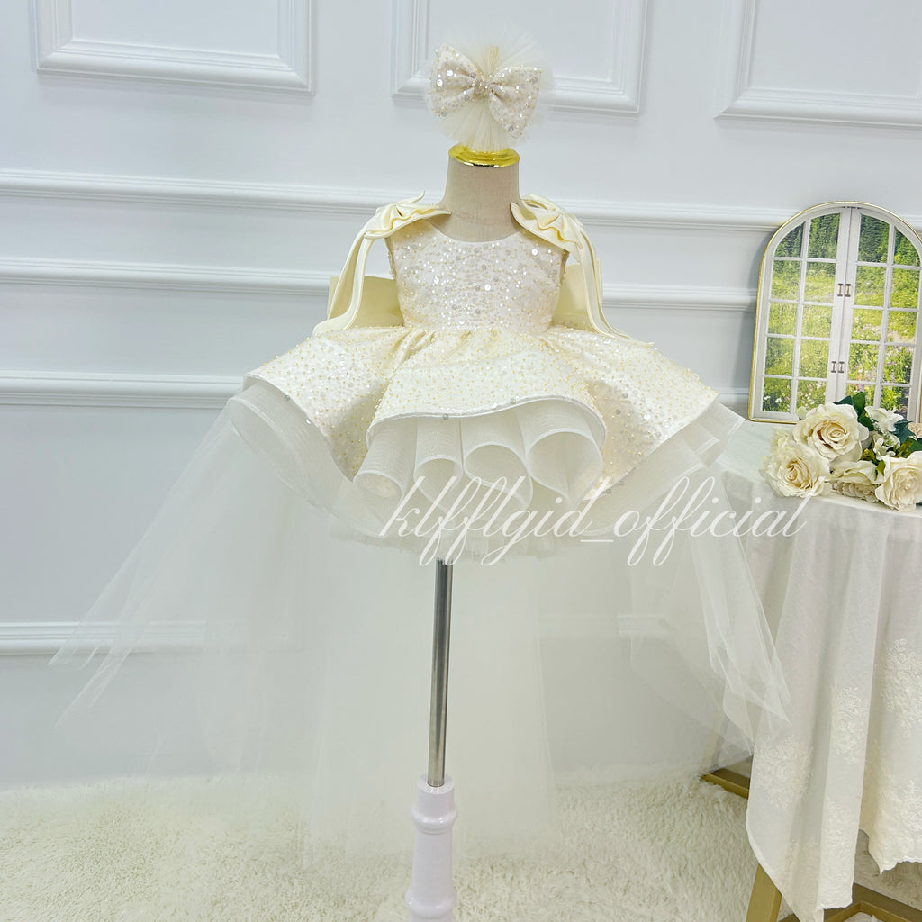 Birthday Dress Pageant Dress for Girls Wedding Ceremony skirt | KLFFIGID