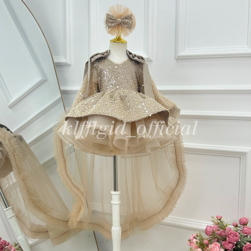 Baby Birthday Dress Pageant Dress Elegant Princess Costume ｜KLFFIGID