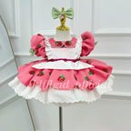 Fashion Baby's Birthday Dress Sweet Strawberry Party Dress | KLFFIGID