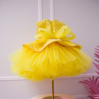 Elegant Sequin Baby Girl Birthday & Flower Girl Dress | KLIFFIGID