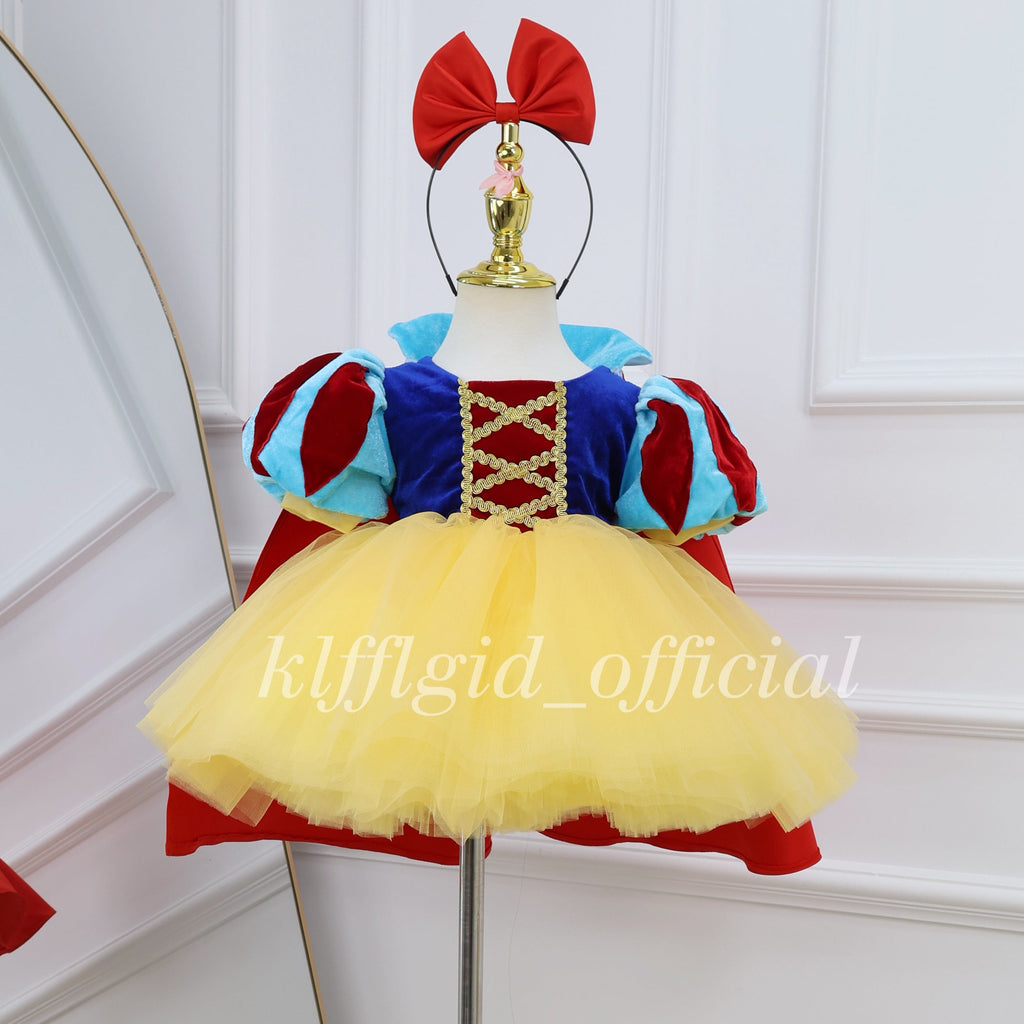 Themed party princess dress Baby First Birthday Dress Pageant Gown｜KLFFIGID