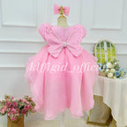 Cute Floral Baby Birthday & Flower Girl Pageant Dress | KLFFIGID
