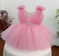 Flower Baby Soft Gauze Puffy Princess Formal Dress | KLFFIGID