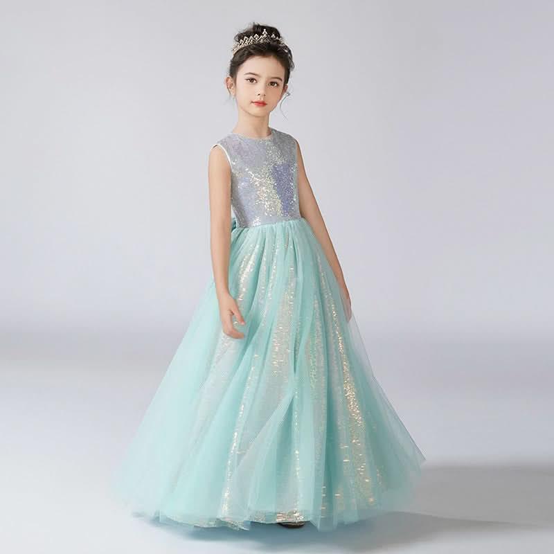 Mint Green Princess Gown The Perfect Blend of Elegance and Sweetness A Must-Have for Little Fairies¡¯ Parties