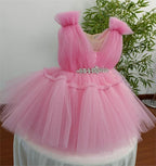 Flower Baby Soft Gauze Puffy Princess Formal Dress | KLFFIGID