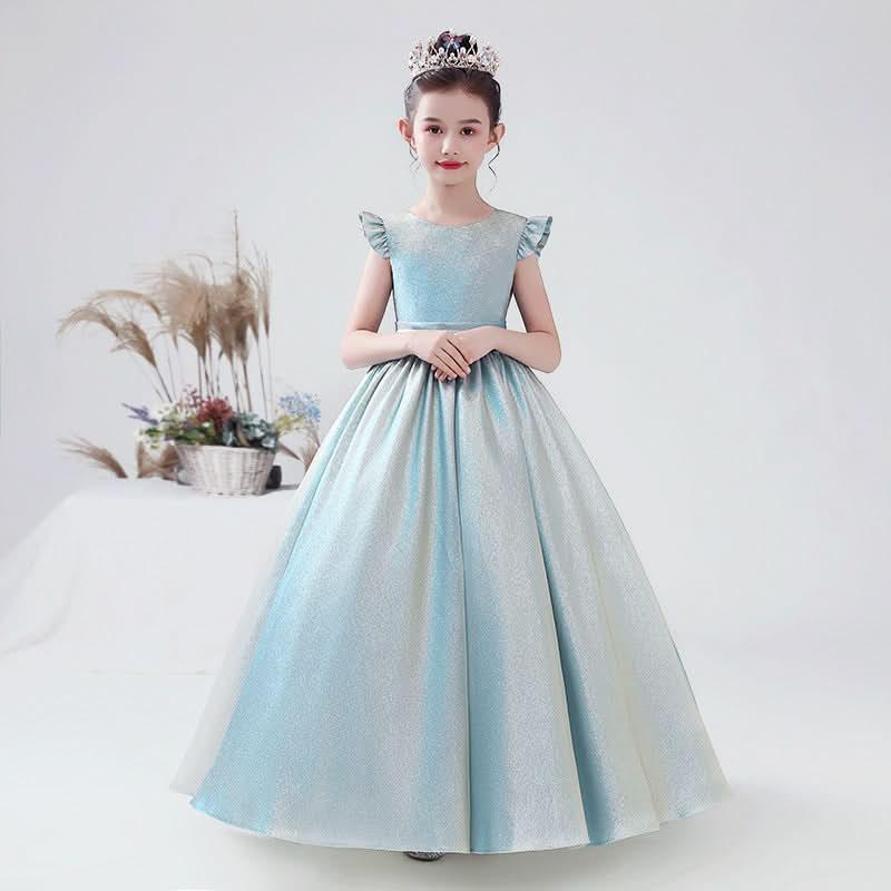 A Dreamy Dress for a Fairy-Tale Princess Elegant Blue-Green to Brighten Every Moment The Perfect Blend of Grace and Sweetness
