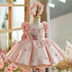 Girls Elegant Floral Fairy Colorful Princess Dress | KLFFIGID