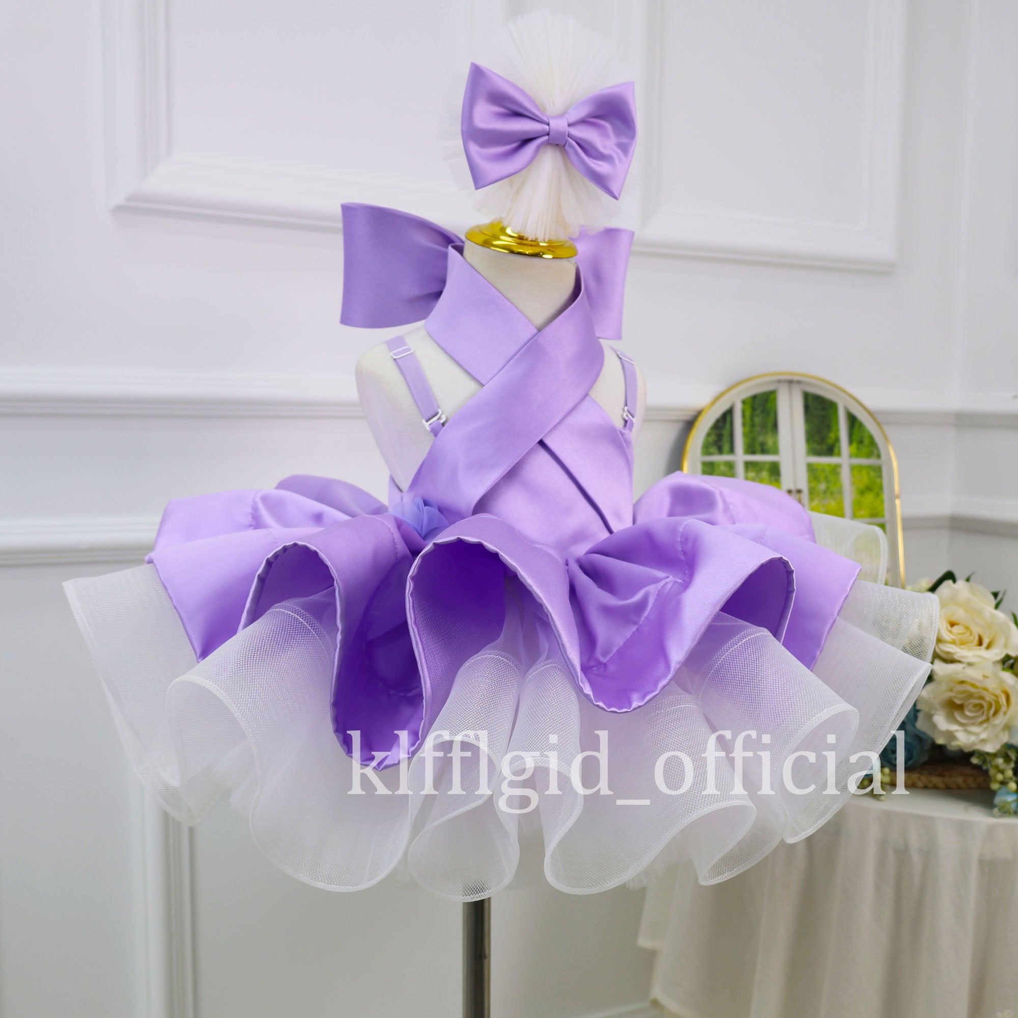 Wedding Flower Girl Dress Toddler Birthday dress Elegant Princess Costume｜KLFFIGID