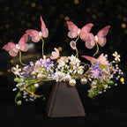 Garden Hair Accessories Sweet and Romantic Butterfly Garden