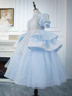 Enchanted Ice Princess Dress Dreamy Blue Princess Gown