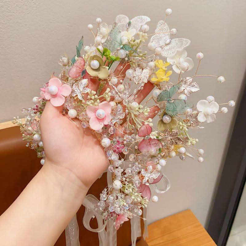 Sparkling Princess Floral Headband Sparkling Garden Hair Accessories