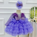 Girls Birthday Dress Gorgeous V-neck pageant gown for girls | KLFFIGID