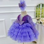 Girls Birthday Dress Gorgeous V-neck pageant gown for girls | KLFFIGID