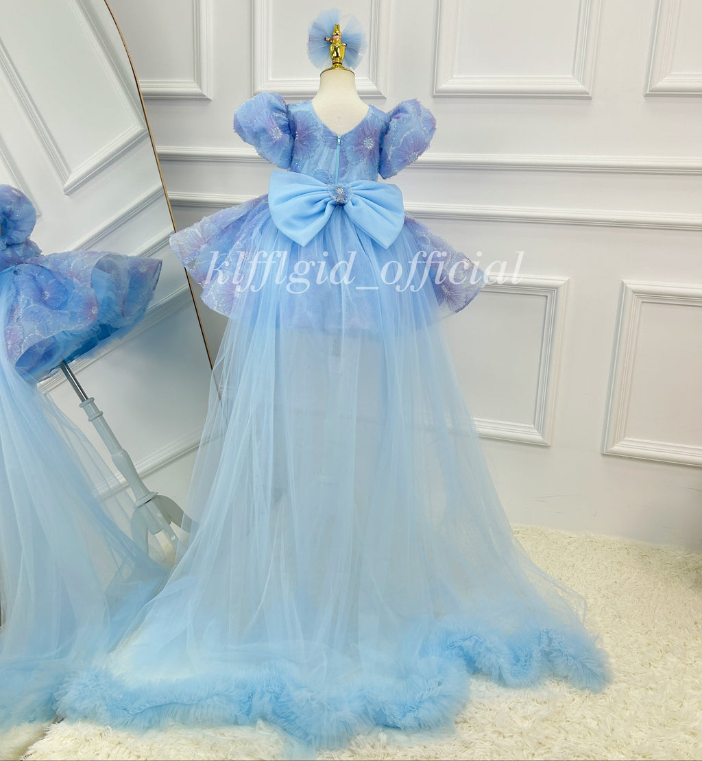 Flower Fairy Princess Dress Cute First-Birthday Dress｜KLFFIGID