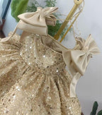 Baby's First Birthday Dress Glamorous Sequin Flower Girl Dress ｜KLFFLGID