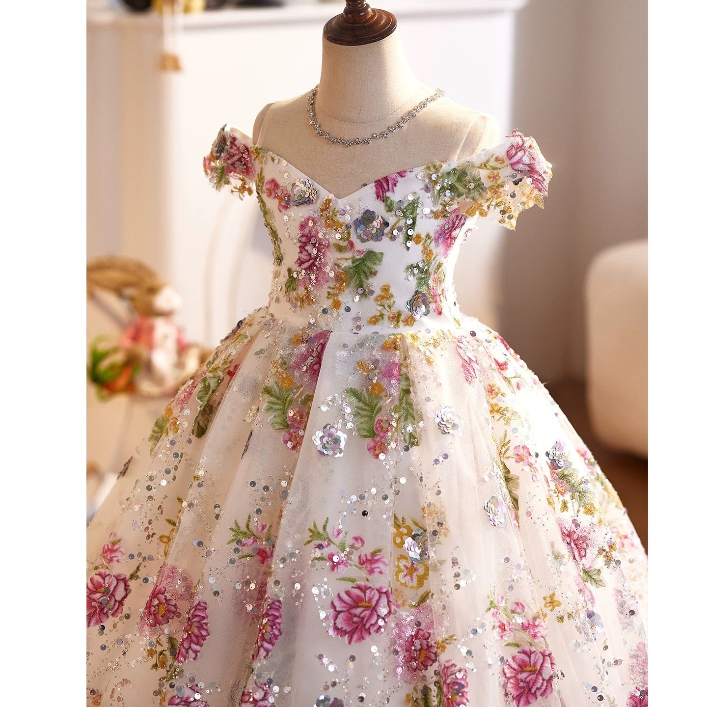 3-12 year old girl dresses, Flower Girl Pageant Dance Apparel, wedding dresses, birthday party girl princess dresses