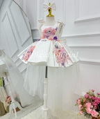 Girls Birthday Dress Gorgeous floral flower girl dress | KLFFIGID