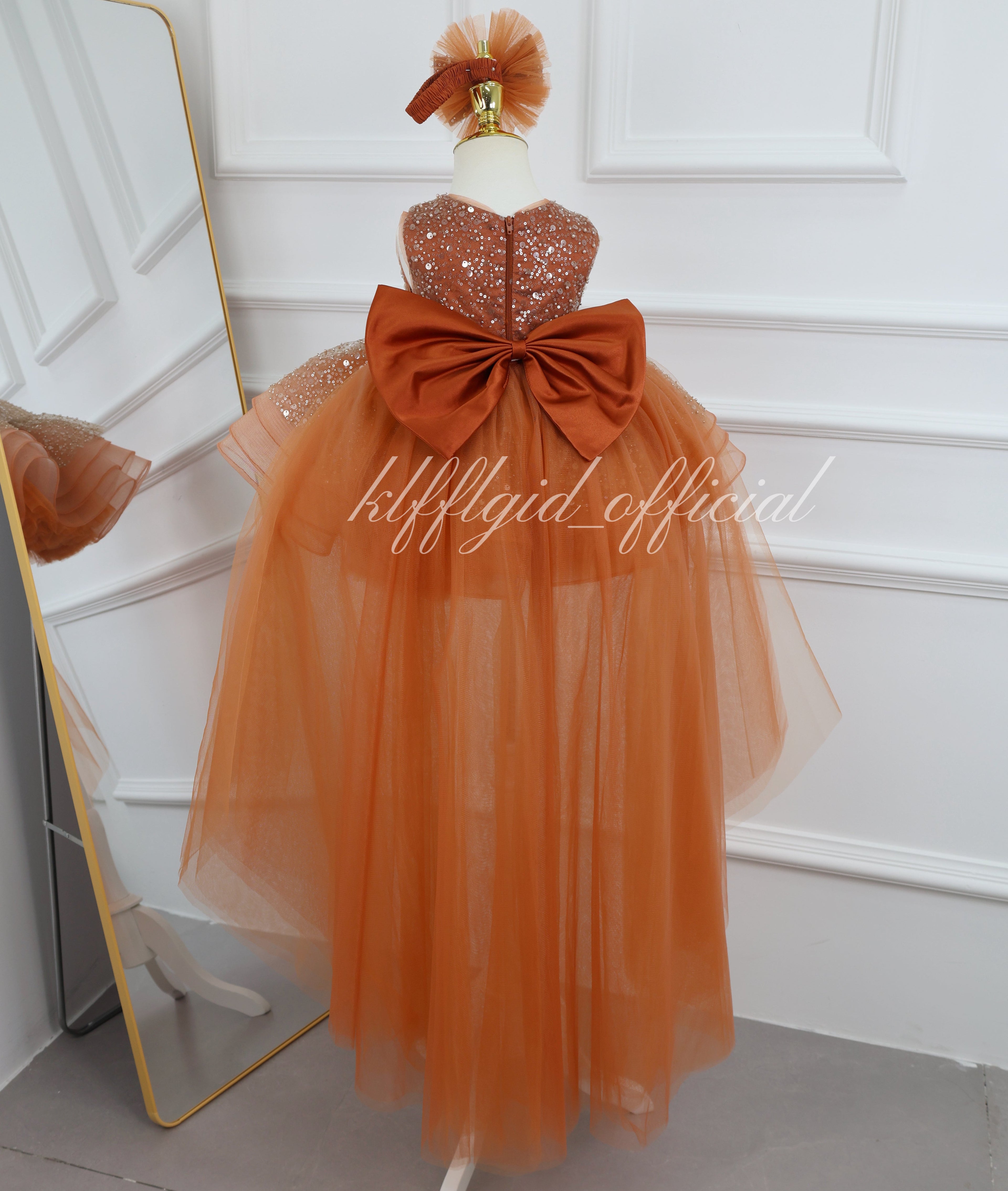 Birthday Princess Dress Glamorous Sequin Pageant Dress | KLFFIGID