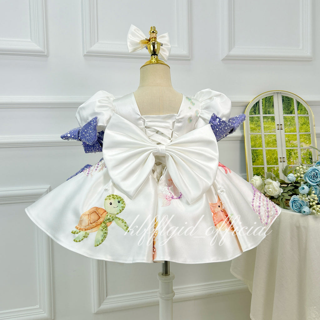 Ocean Seashell Themed Party & Gorgeous Birthday Dress | KLFFLGID