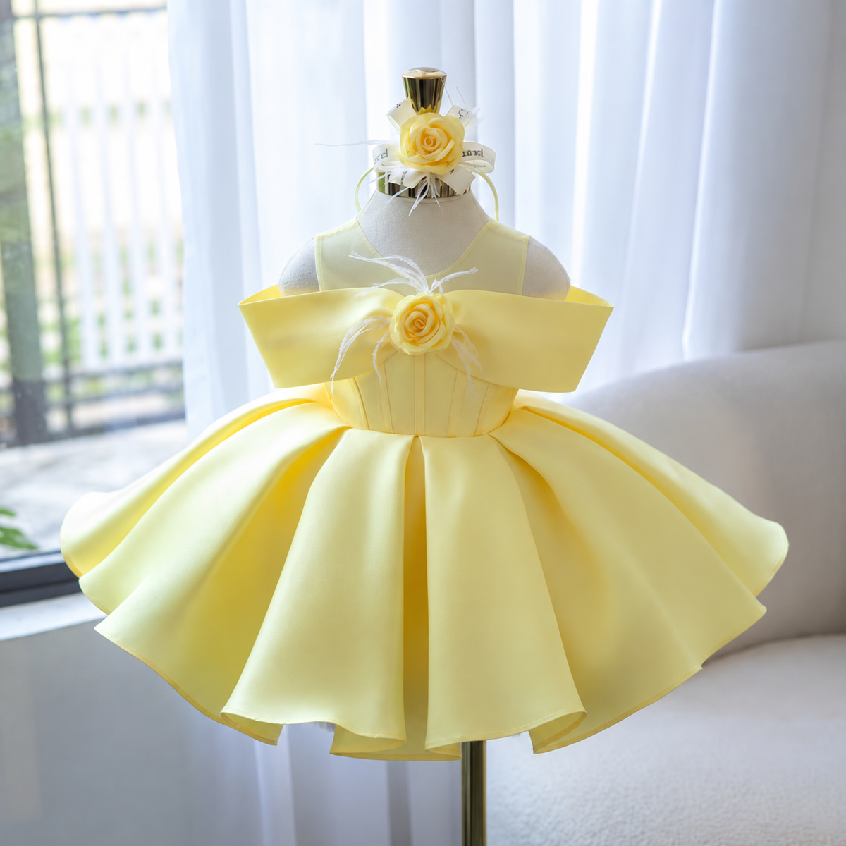 Ball Gown Girls Dress Baby Birthday Dress Kids Luxury Gown｜KLFFIGID