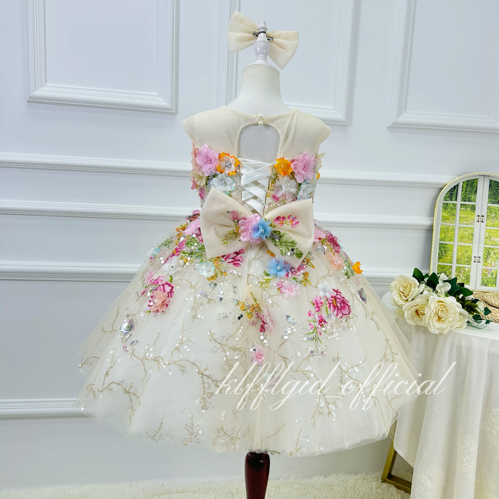 Baby Princess Dress Toddler Party Dress & Flower Girl Gown | KLFFIGID