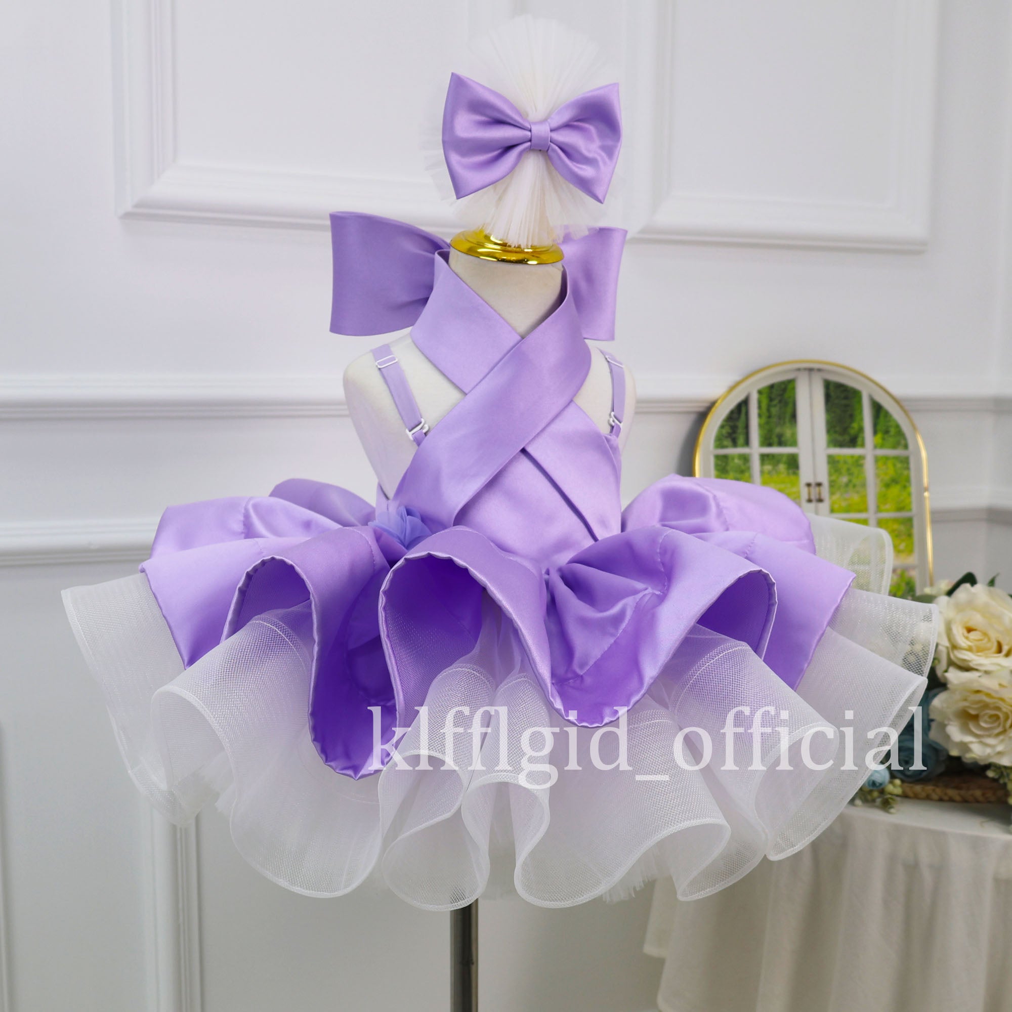 Wedding Flower Girl Dress Toddler Birthday dress Elegant Princess Costume｜KLFFIGID