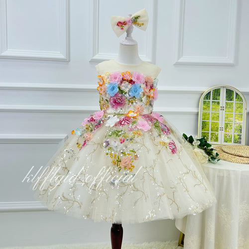 Baby Princess Dress Toddler Party Dress & Flower Girl Gown | KLFFIGID