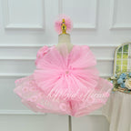 Girls' floral princess dress Baby's Birthday Party Dress | KLFFLGID