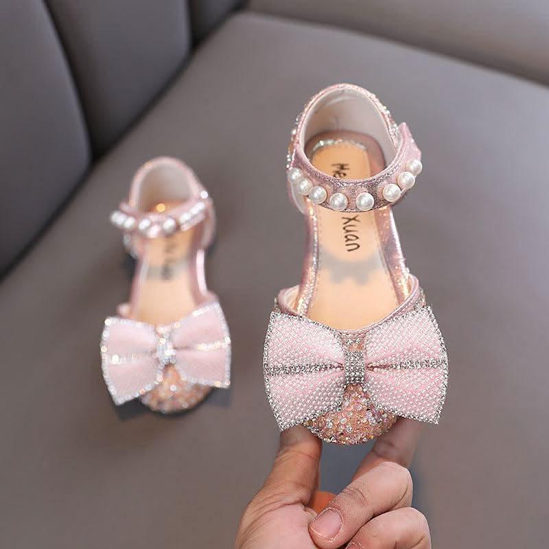 Colorful Girls' Shoes Princess Elegance Sweet and Adorable Luxurious Sequin Shoes for Girls