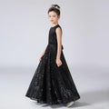 Noble Black Sequins The Ultimate Choice for Girls¡¯ Elegant Gowns Black Evening Dress That Dazzles the Crowd