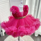 New Sleeveless Baby Birthday Party Fluffy Dress | KLFFIGID